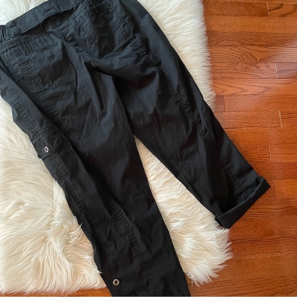Chico’s Black Pants Convertible Roll Up Size 2.5 / 14 - Picture 5 of 5